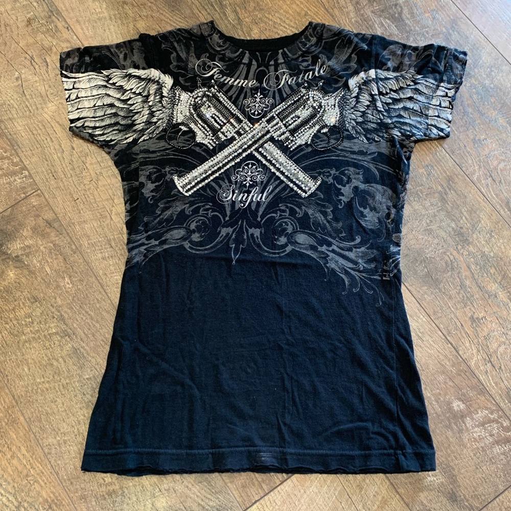 Sinful bling tee
